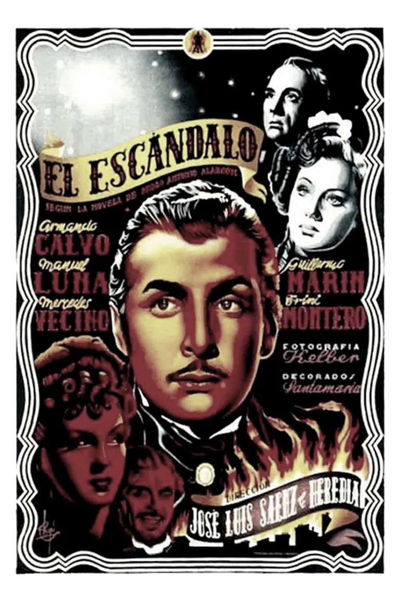 El escándalo poster background