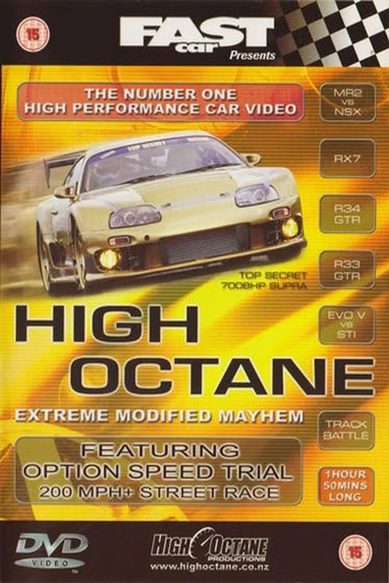 High Octane 2000 poster background