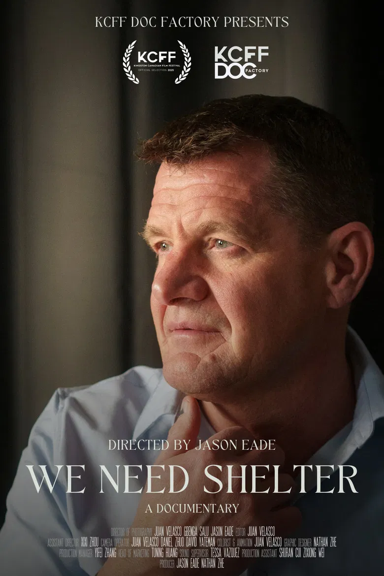 We Need Shelter poster background