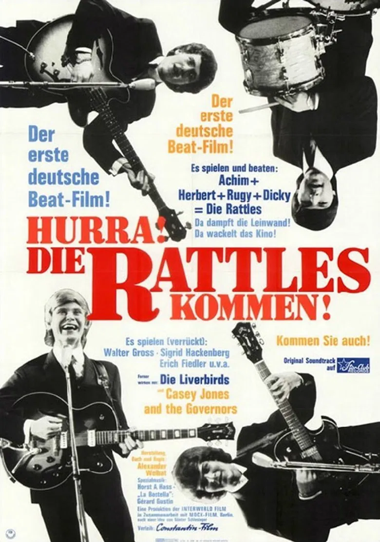 Hurra, die Rattles kommen poster background