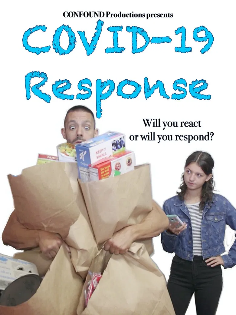 COVID-19 Response poster background
