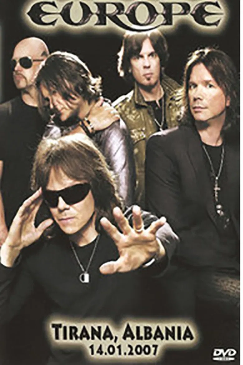 Europe - Live Albany 2007 poster background