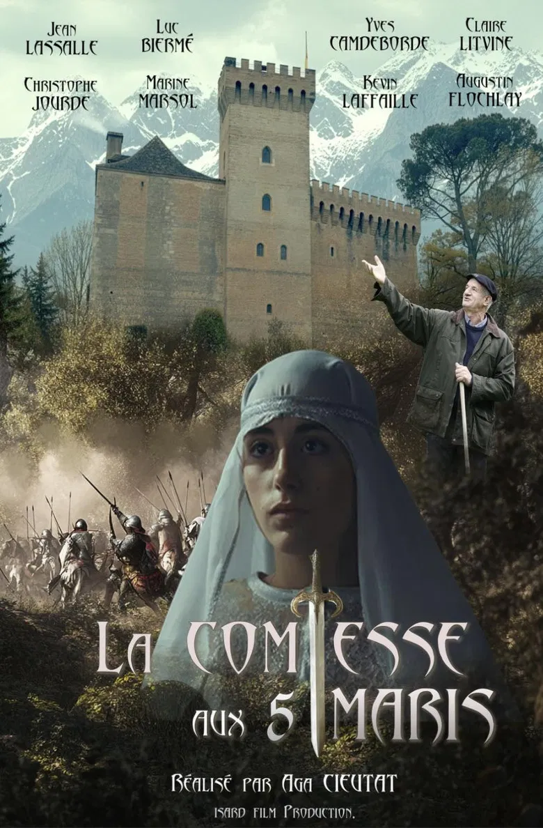 La Comtesse aux cinq maris poster background