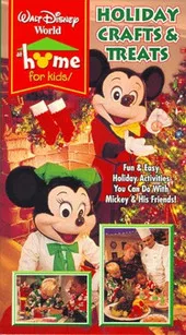 Walt Disney World at Home for Kids: Holiday Crafts and Treats poster background