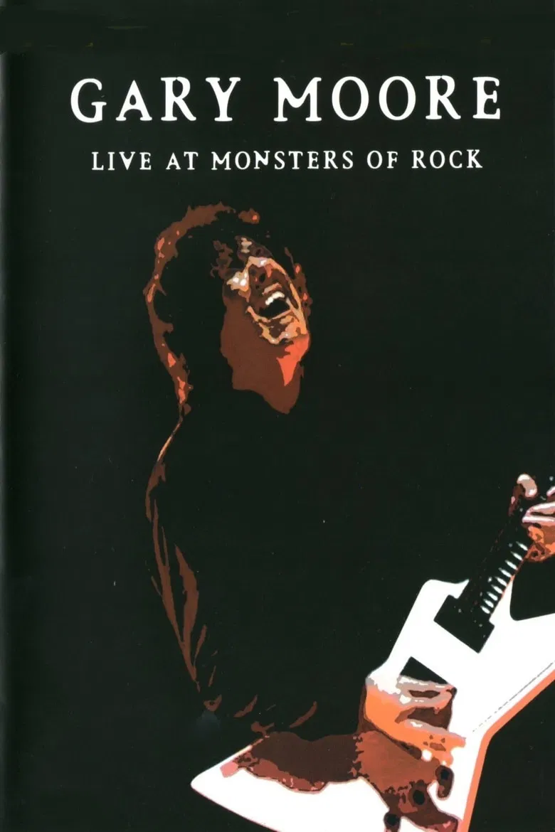 Gary Moore: Live at Monsters of Rock poster background
