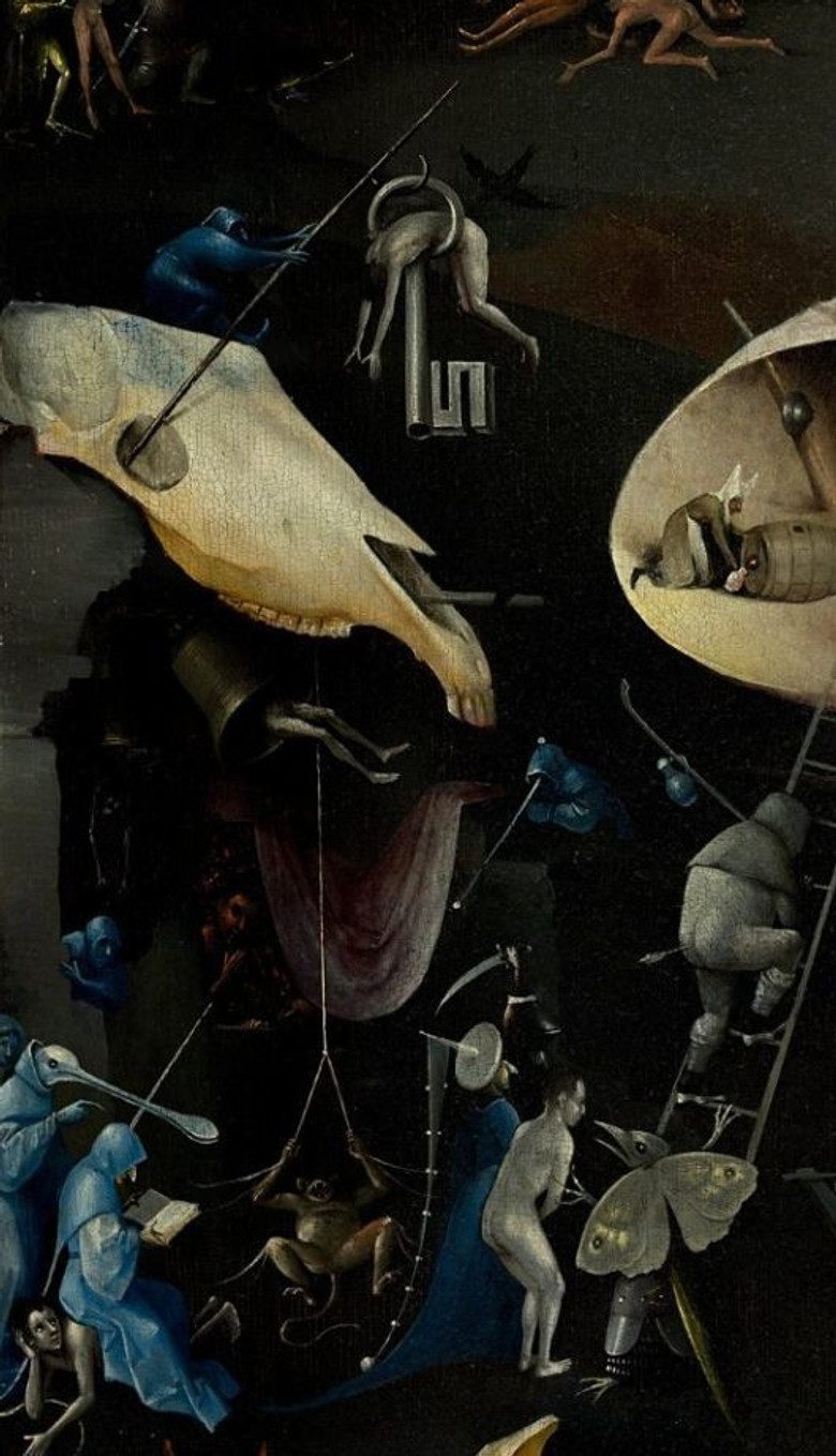 El jardín de las delicias poster background