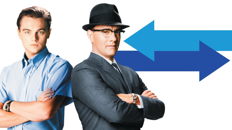 Leonardo DiCaprio walking through an airport with flight attendants