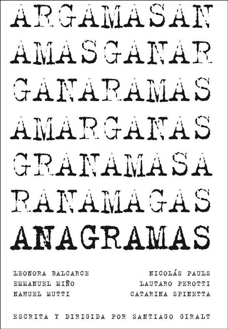 Anagramas poster background