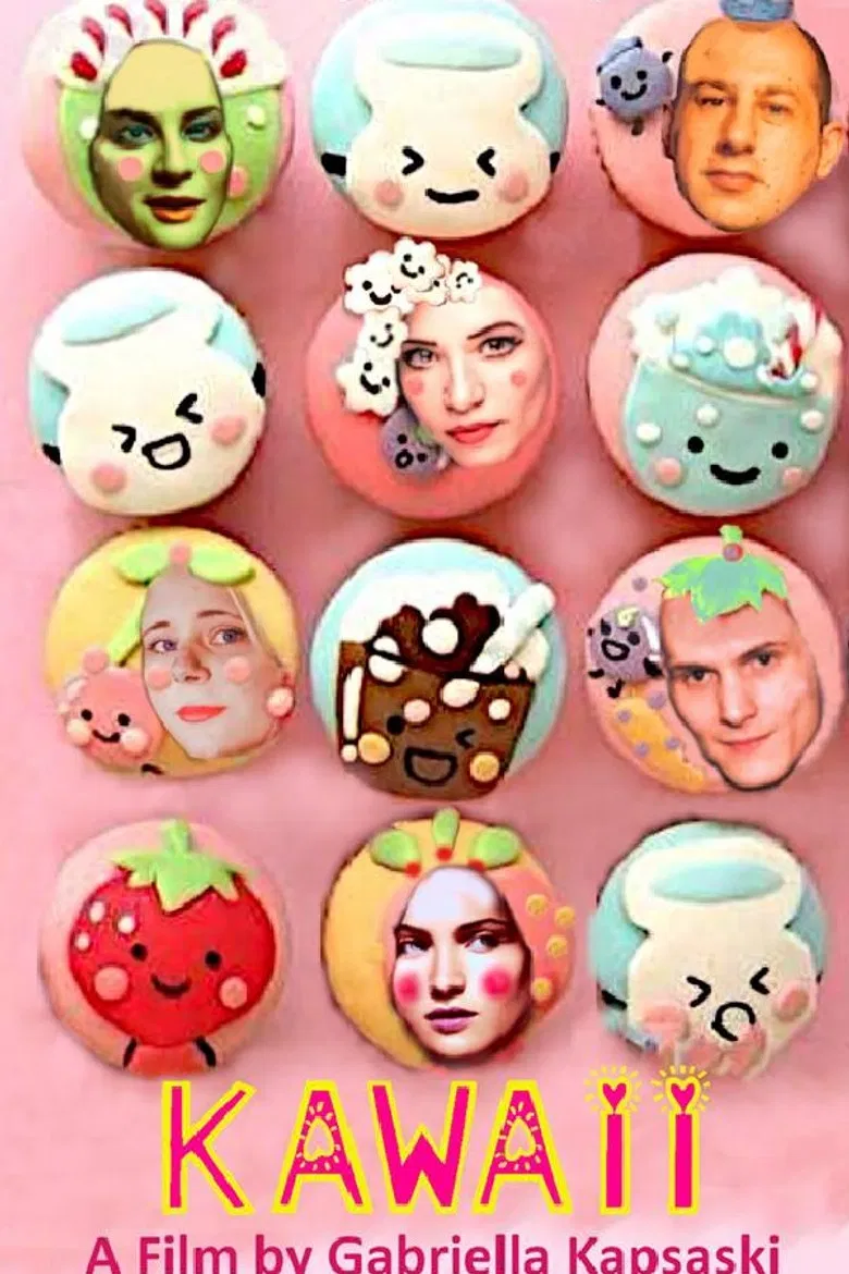 Kawaii poster background