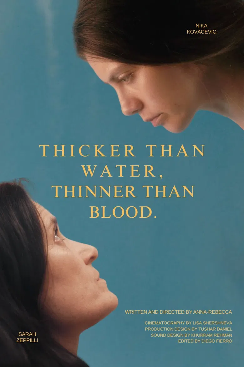 Thicker Than Water, Thinner Than Blood poster background
