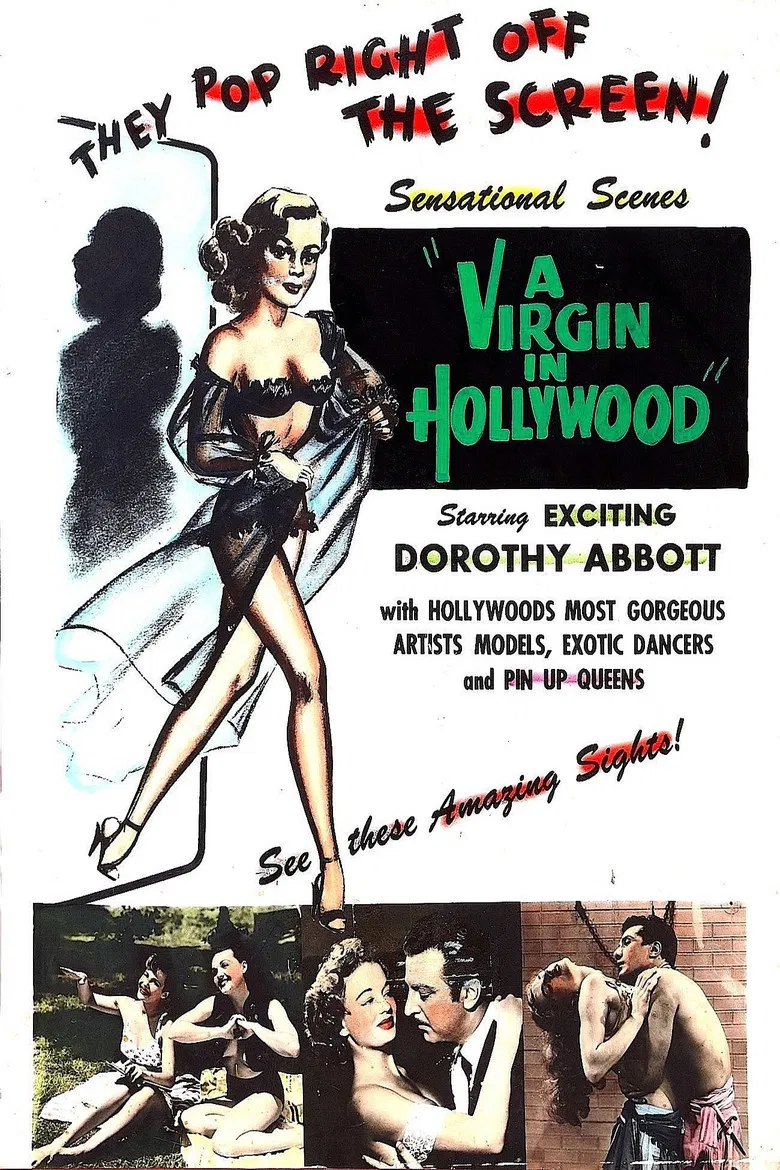 A Virgin In Hollywood poster background