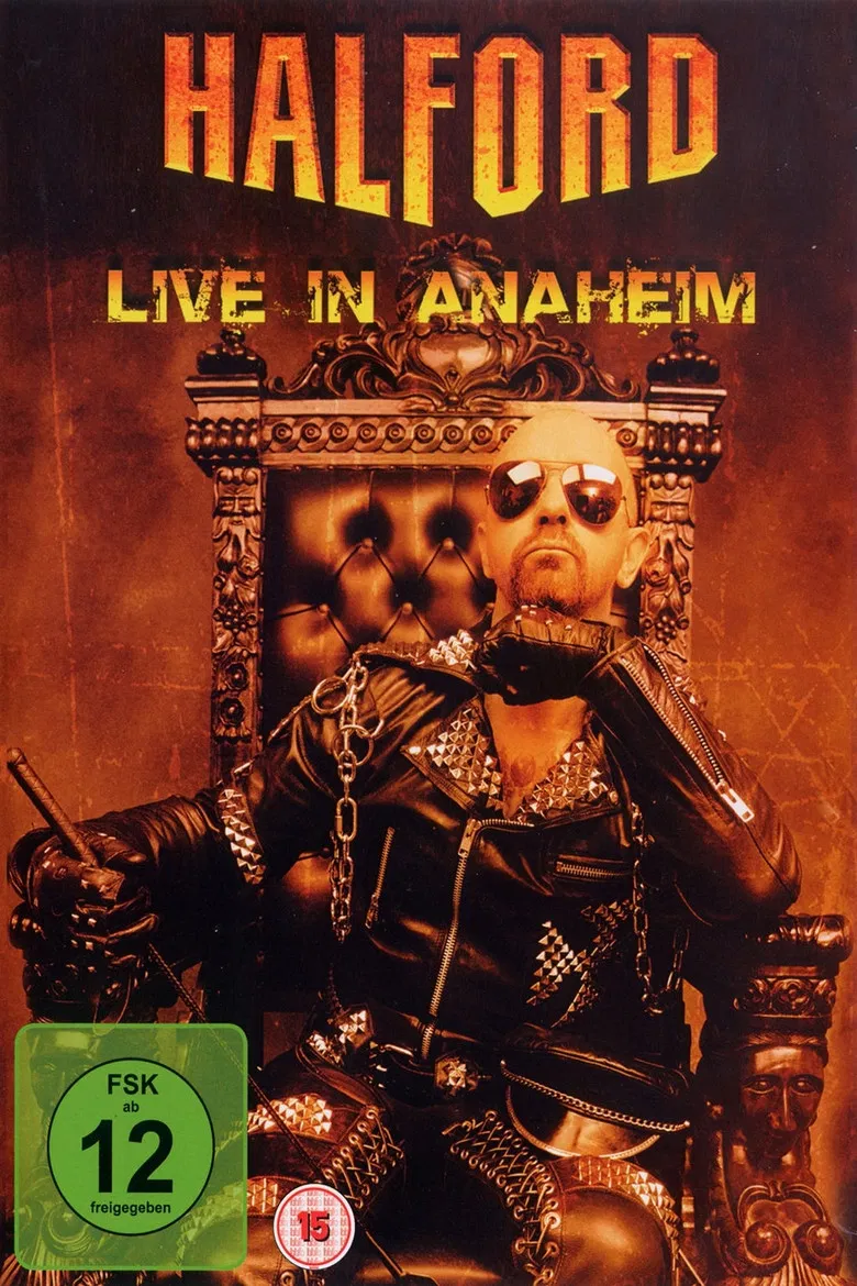 Halford: Live in Anaheim poster background