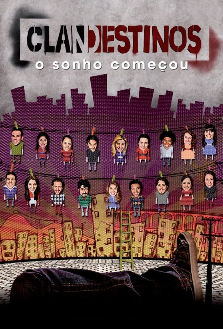 Clandestinos: O Sonho Começou poster background