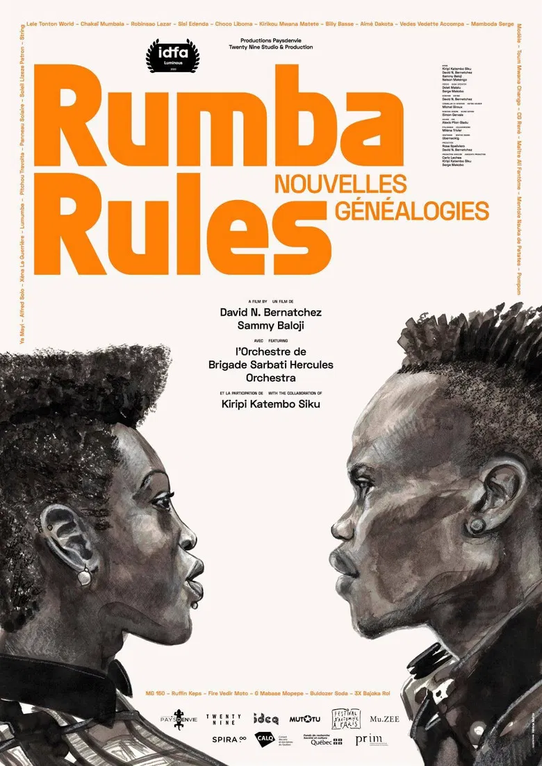 Rumba Rules, New Genealogies poster background