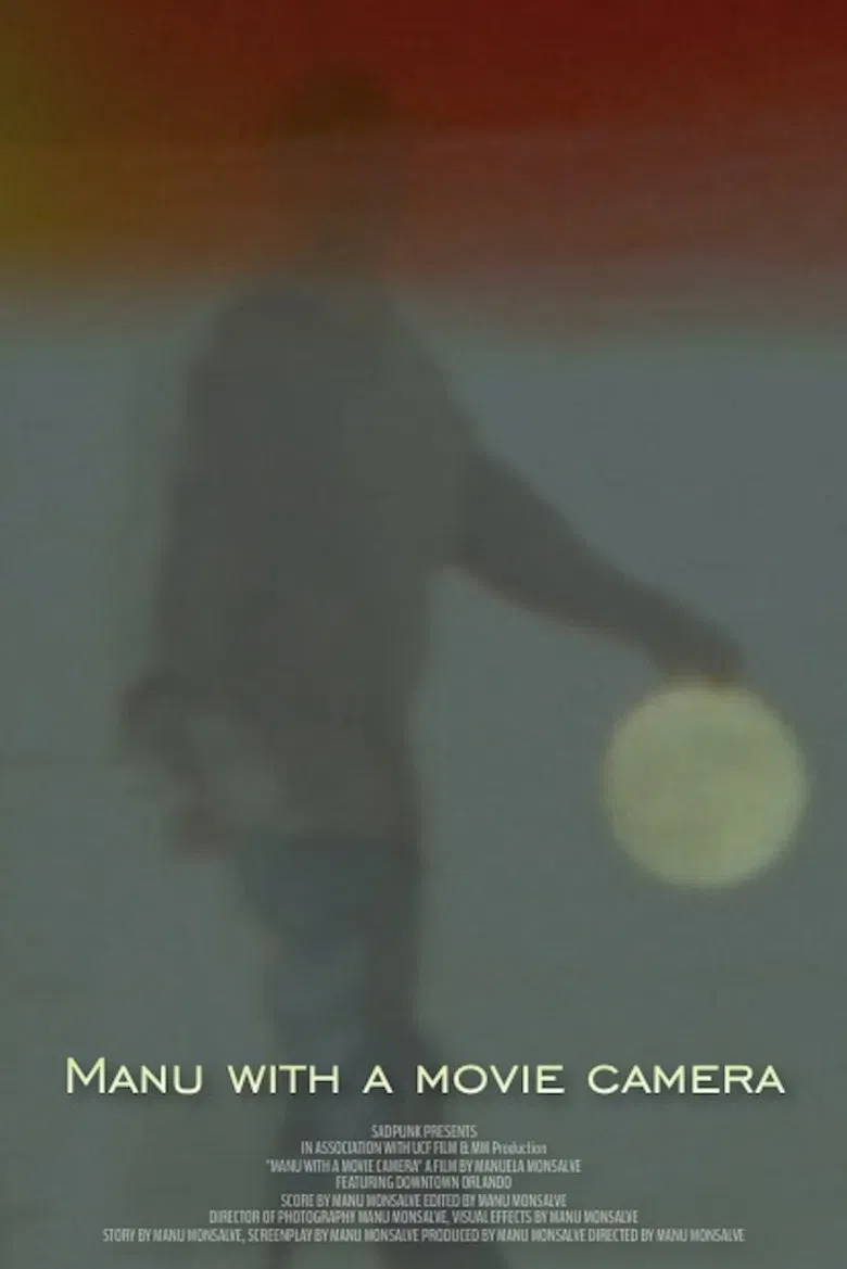Manu with a Movie Camera poster background