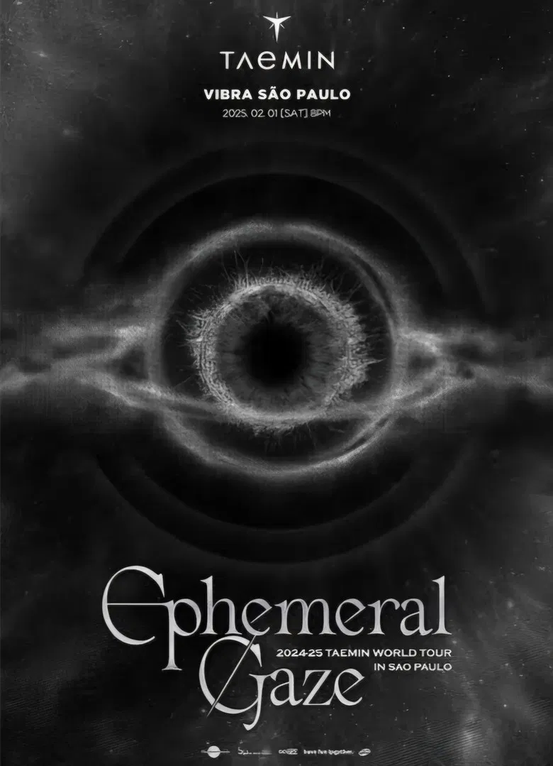 Ephemeral Gaze: Taemin World Tour in Sao Paulo poster background