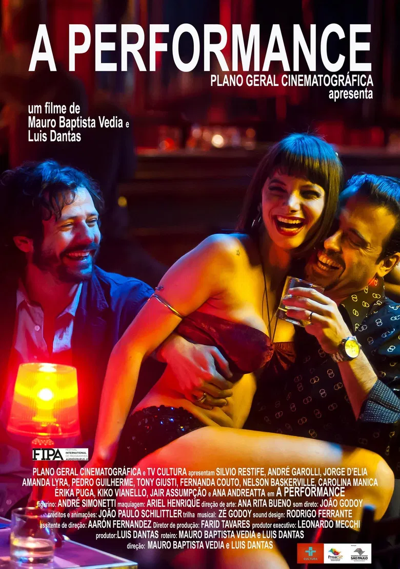 A Performance poster background