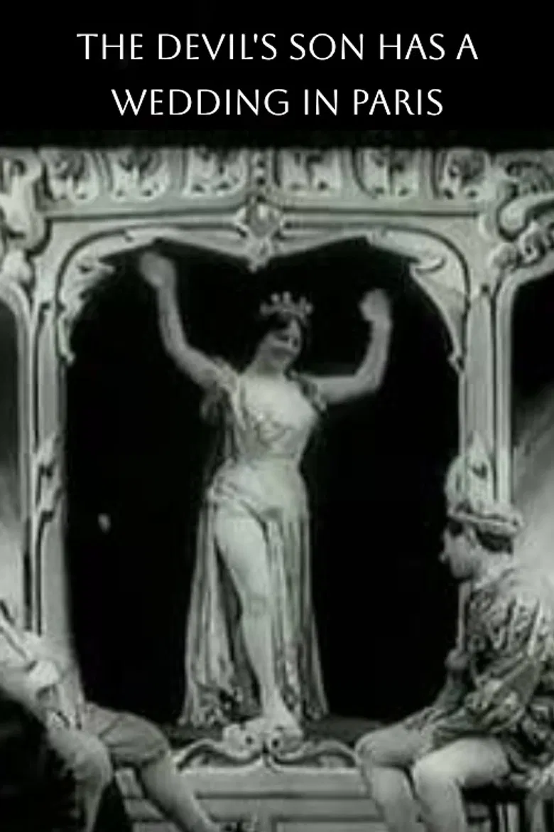 The Devil's Son Has a Wedding in Paris poster background