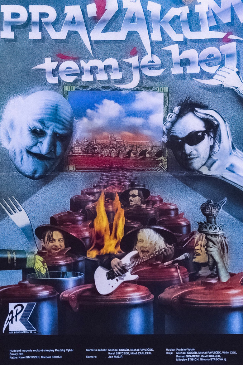 Pražákům, těm je hej poster background