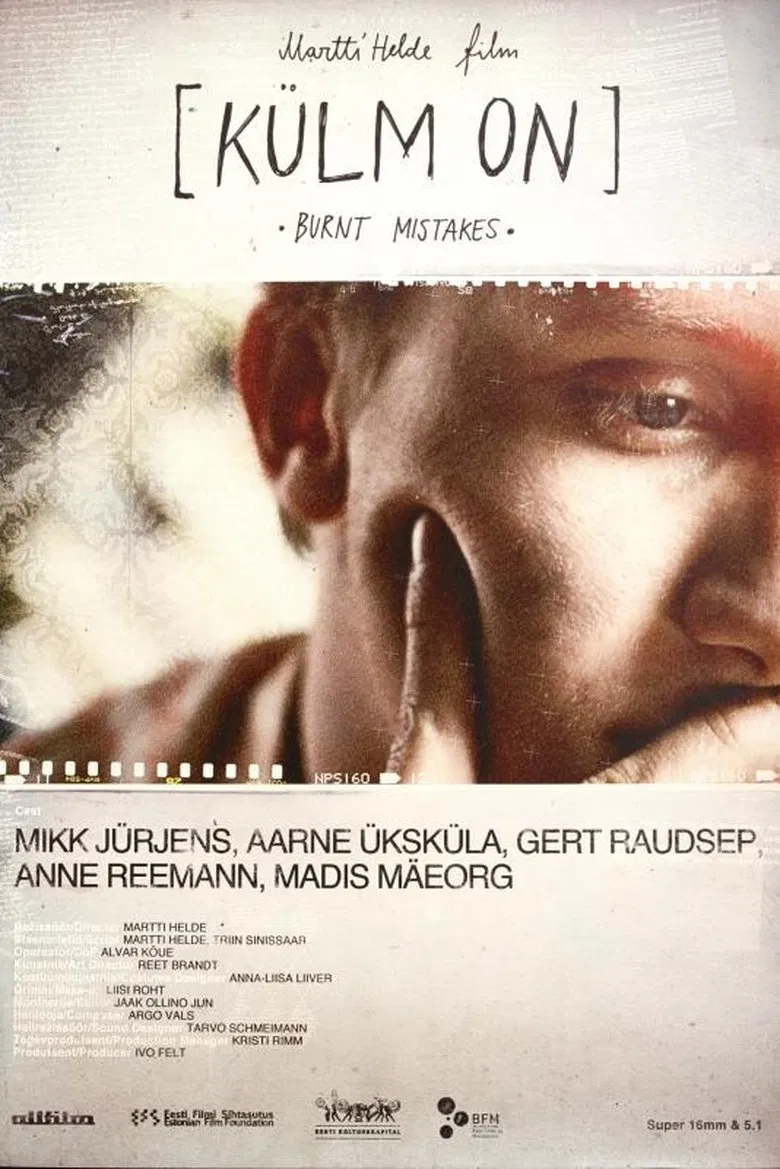 Burnt Mistakes poster background