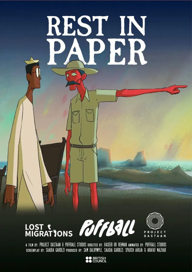 Rest In Paper poster background