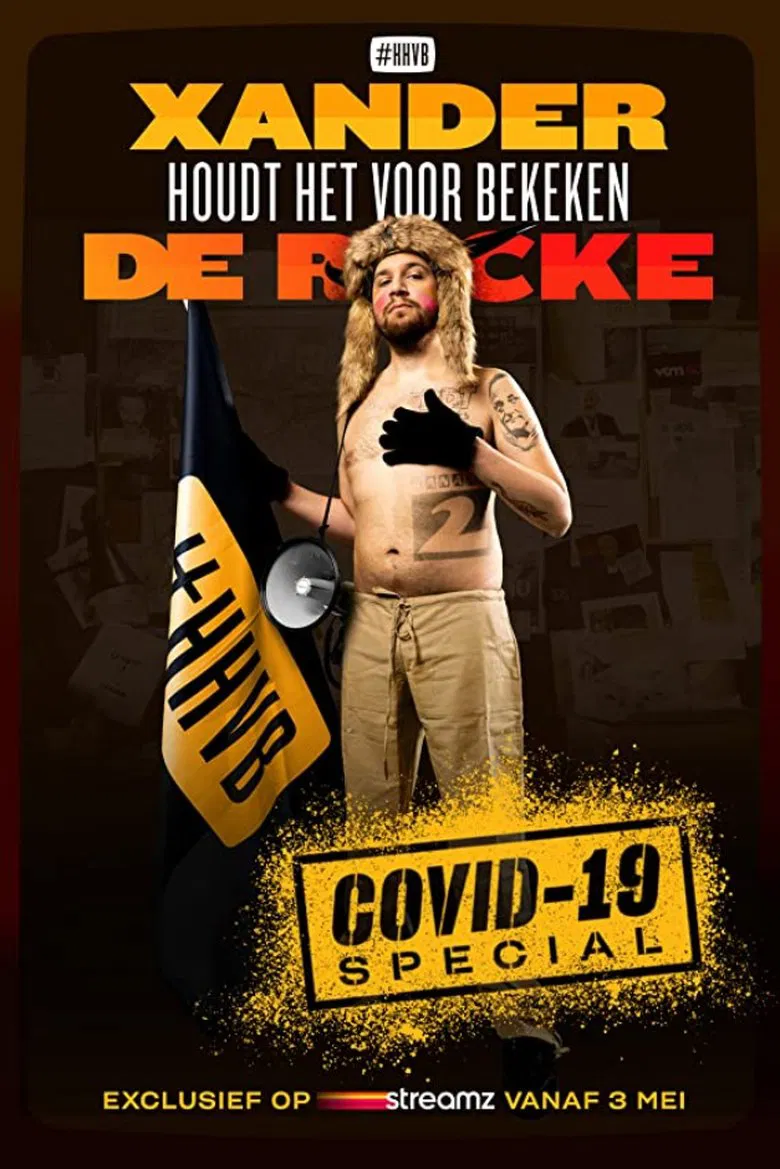 Xander De Rycke: Houdt Het Voor Bekeken - Covid-19 poster background