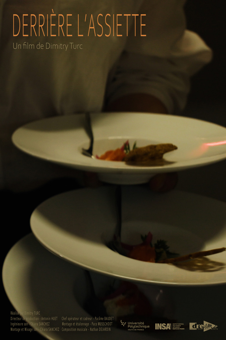 Derrière l'assiette poster background