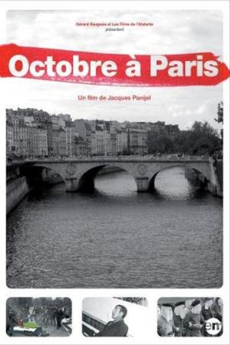 Octobre à Paris poster background