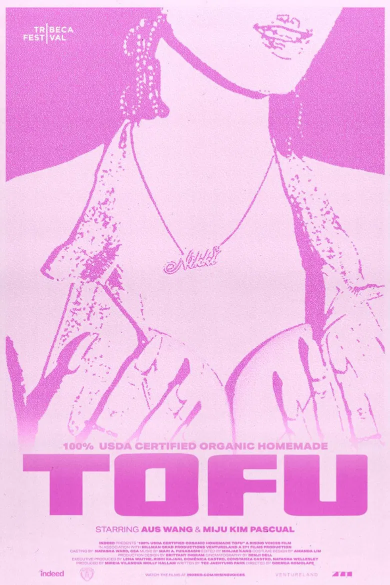 100% USDA Certified Organic Homemade Tofu poster background