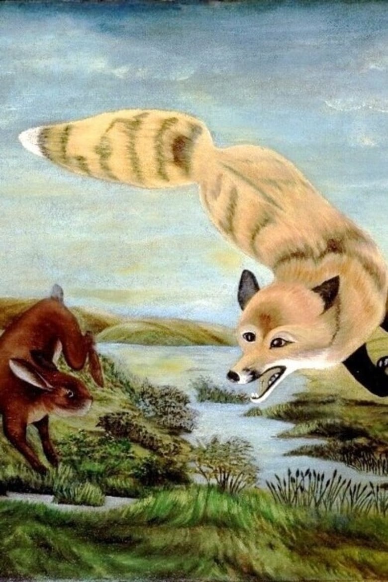 Renard et lapins poster background