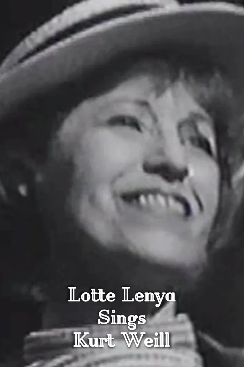 Lotte Lenya Sings Kurt Weill poster background