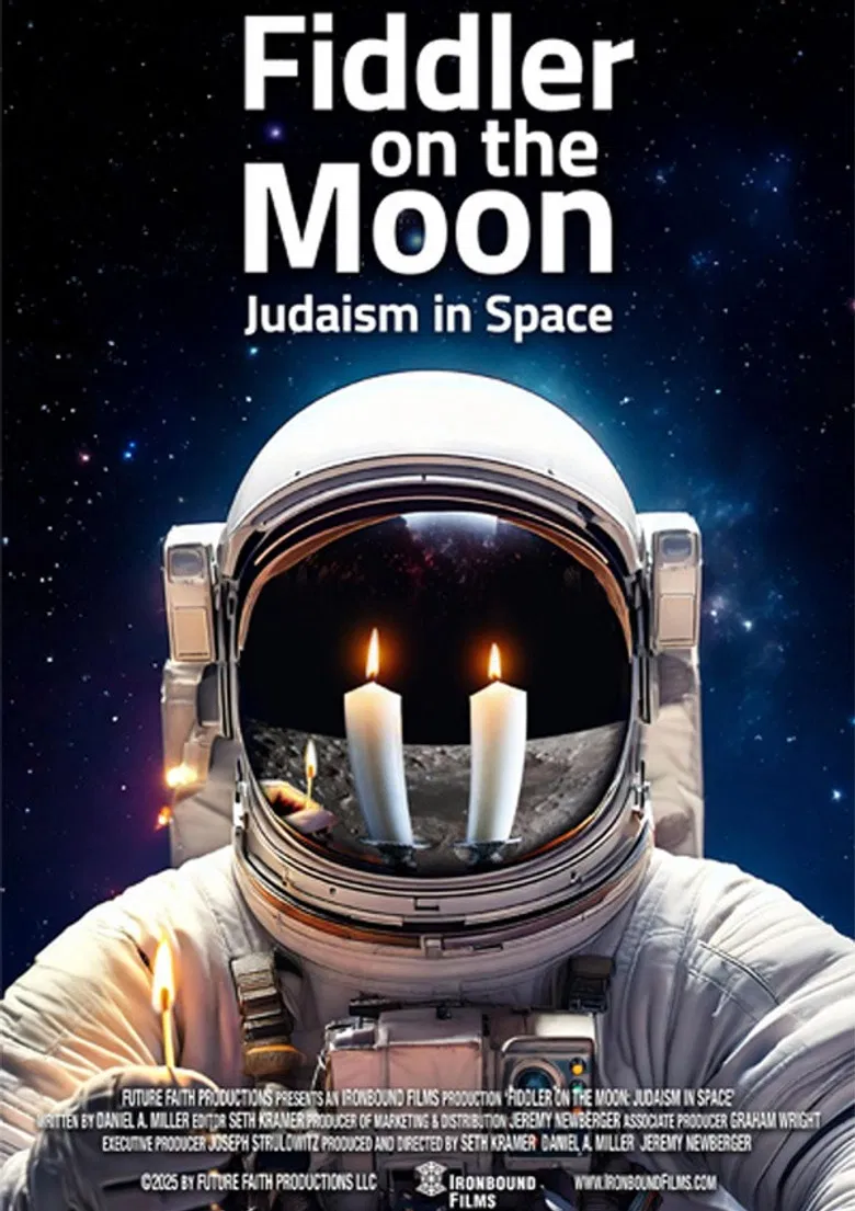 Fiddler on the Moon: Judaism in Space poster background
