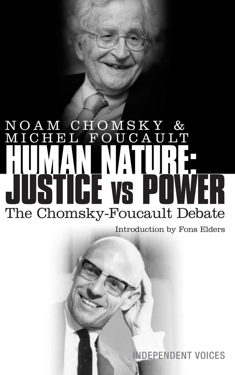 The Chomsky - Foucault Debate: On Human Nature poster background