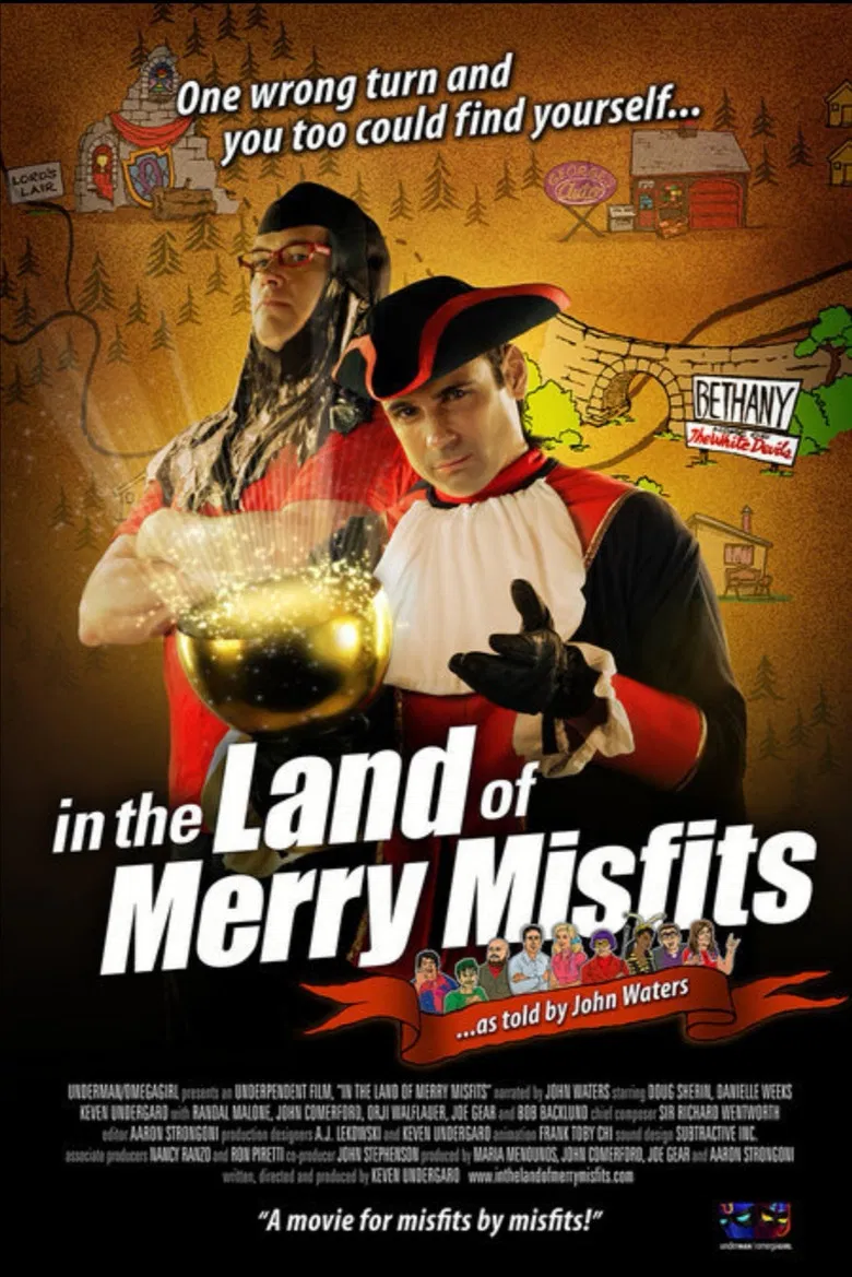 In the Land of Merry Misfits poster background