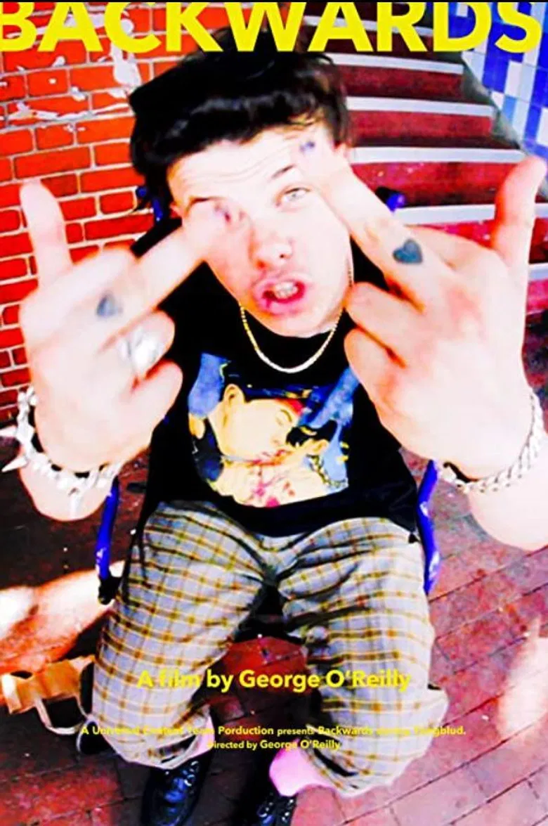 Backwards poster background