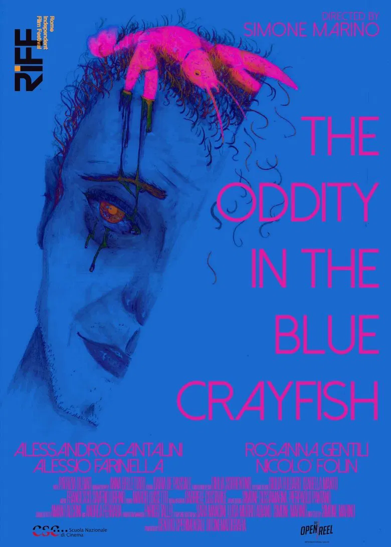 The Oddity in the Blue Crayfish poster background