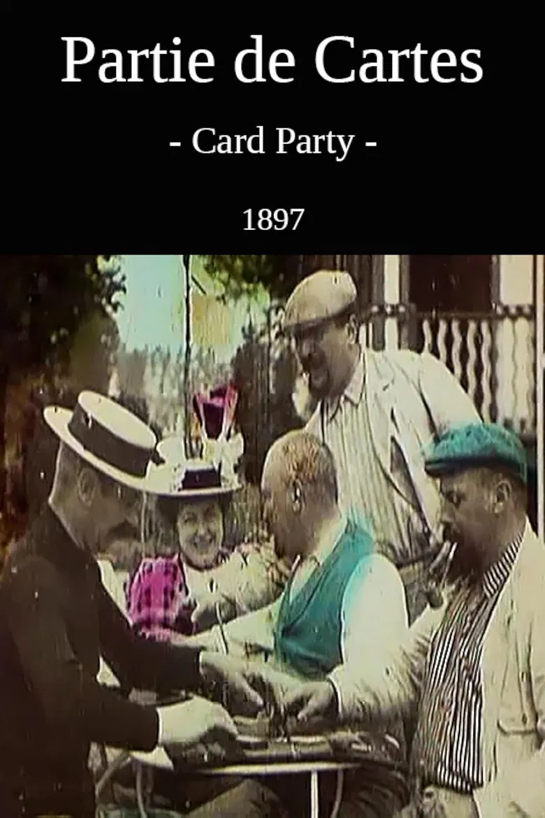 Partie de cartes poster background