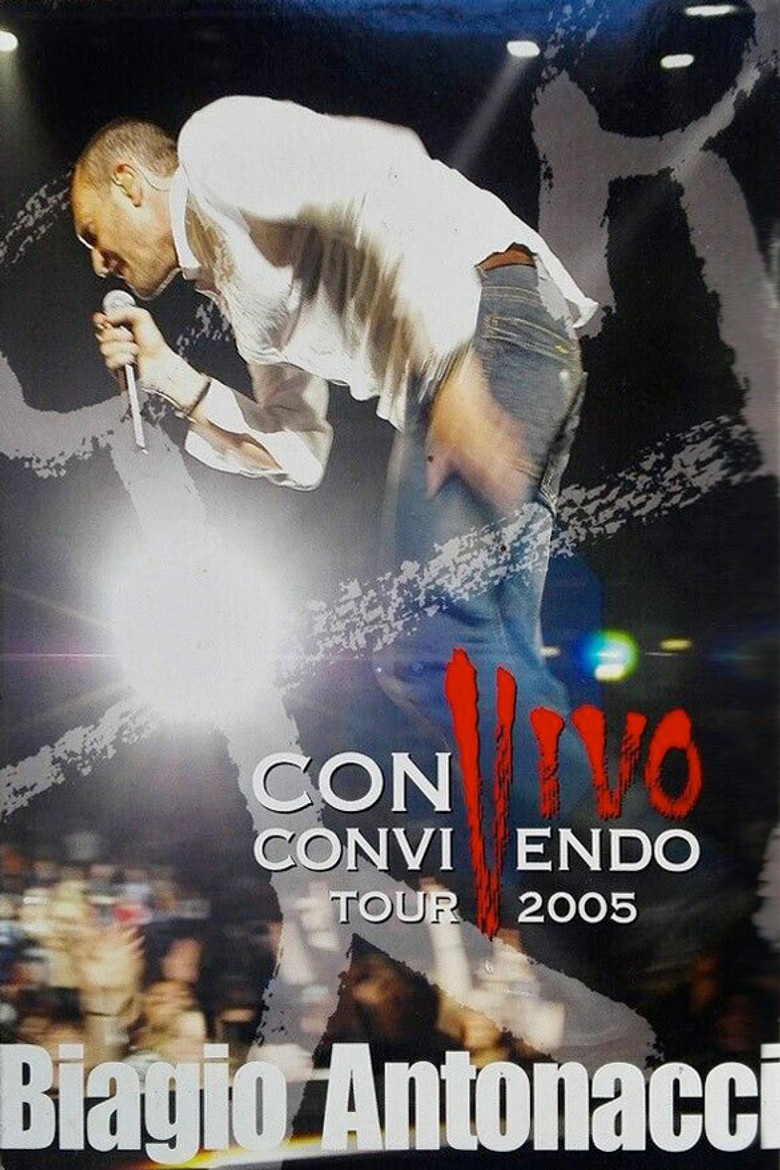 Biagio Antonacci - Convivo Convivendo Tour 2005 poster background