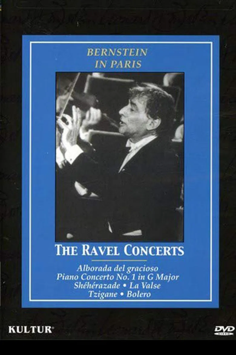 Bernstein in Paris: The Ravel Concerts poster background