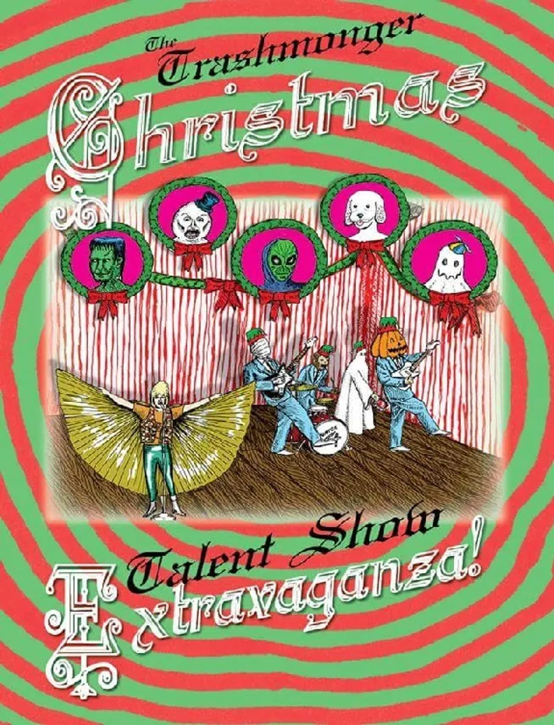 The Trashmonger Christmas Talent Show Spectacular! poster background