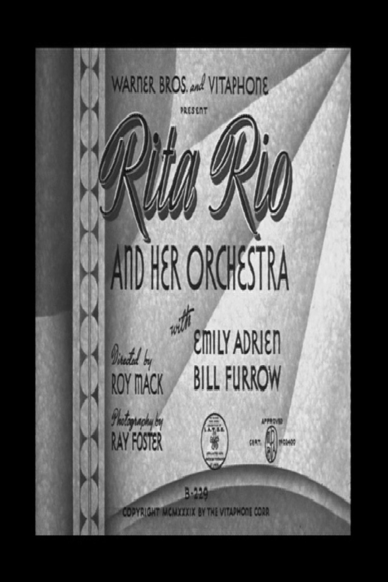 Rita Rio and Her Orchestra poster background