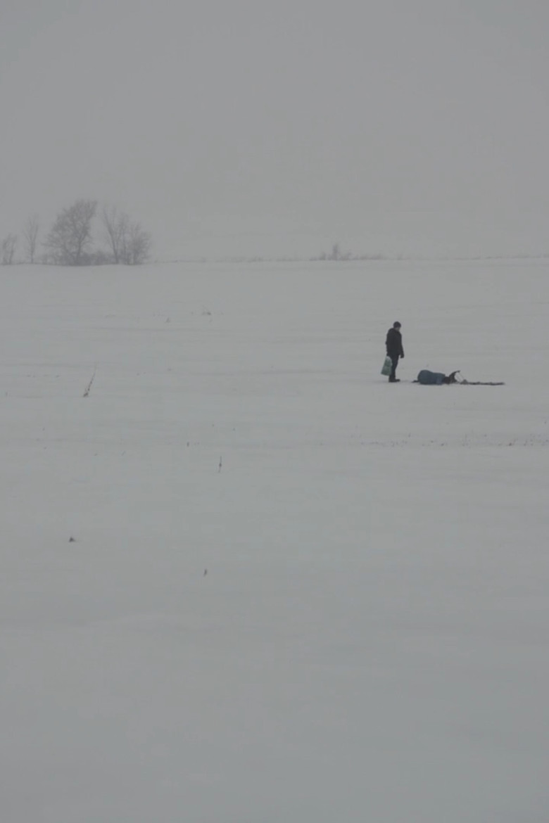 Snow poster background