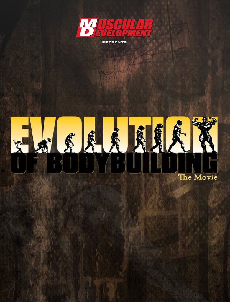 Evolution of Bodybuilding poster background