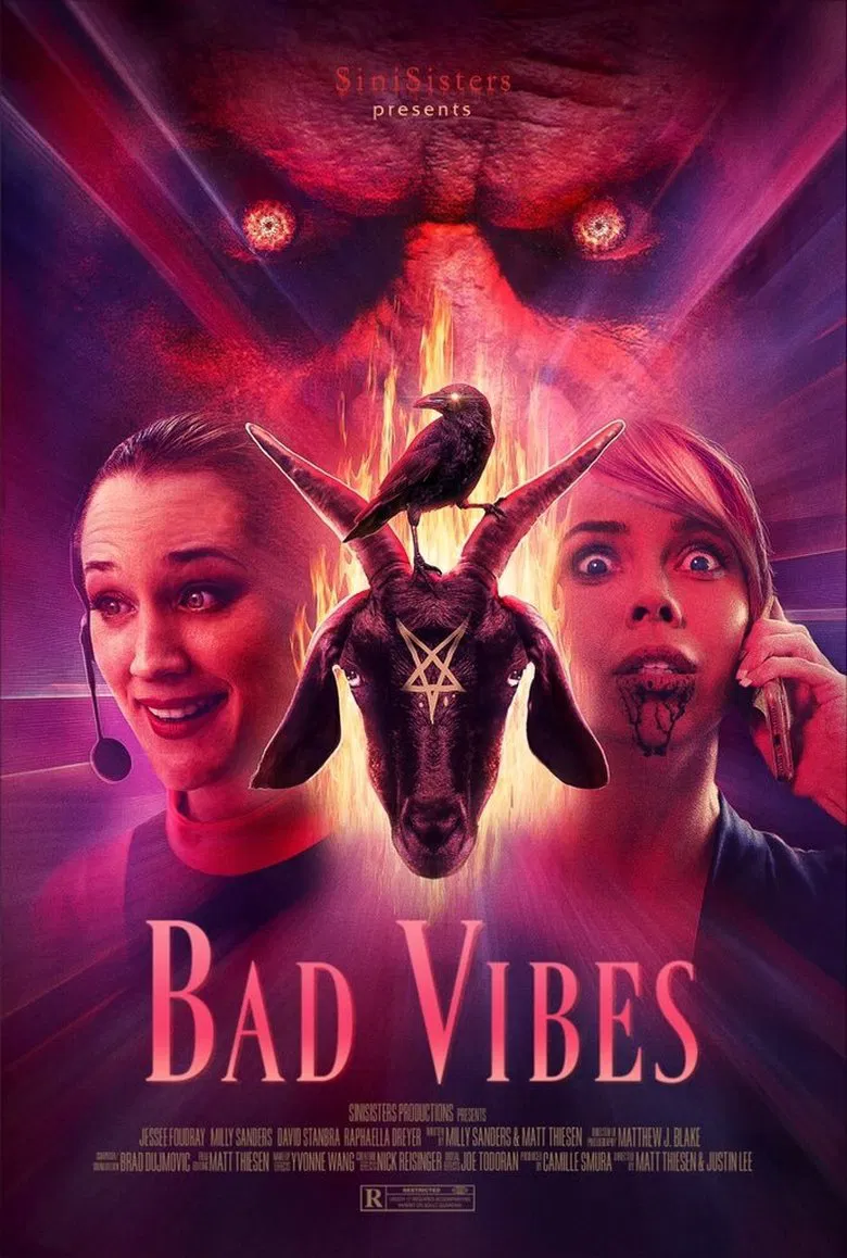 Bad Vibes poster background