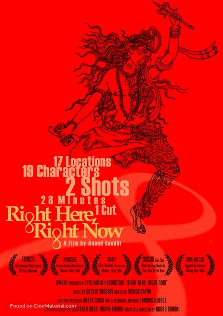 Right Here, Right Now poster background