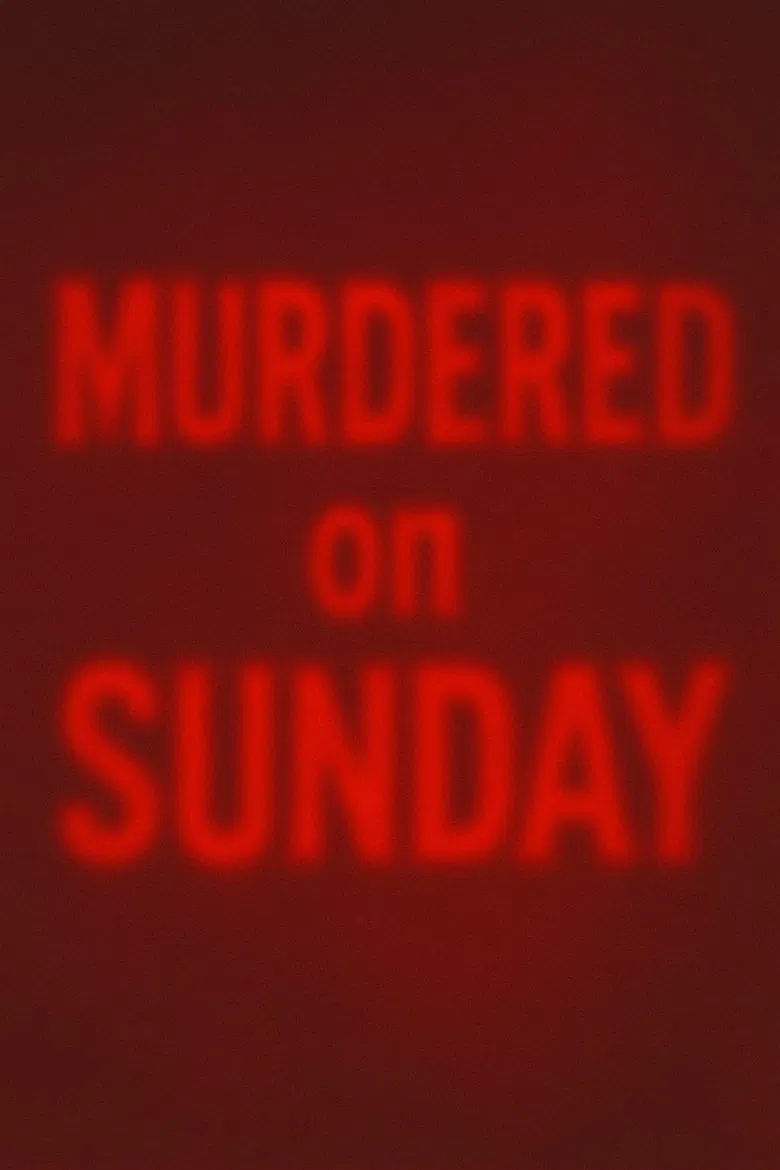 Murdered on Sunday poster background