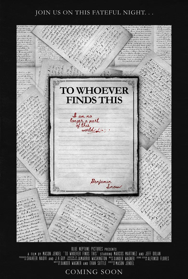 To Whoever Finds This poster background