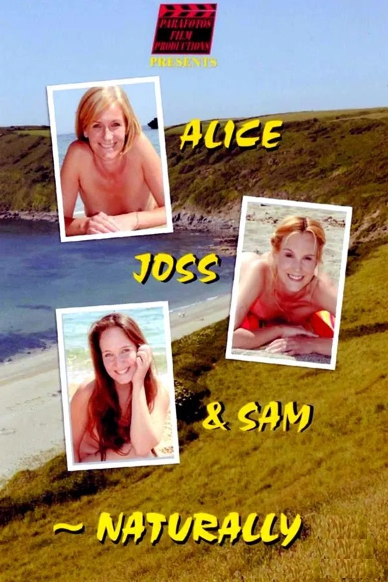 Alice, Joss & Sam - Naturally poster background