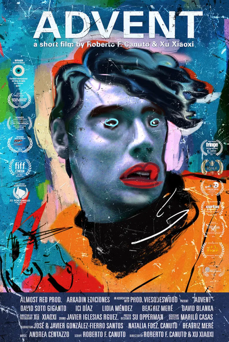 Advent poster background