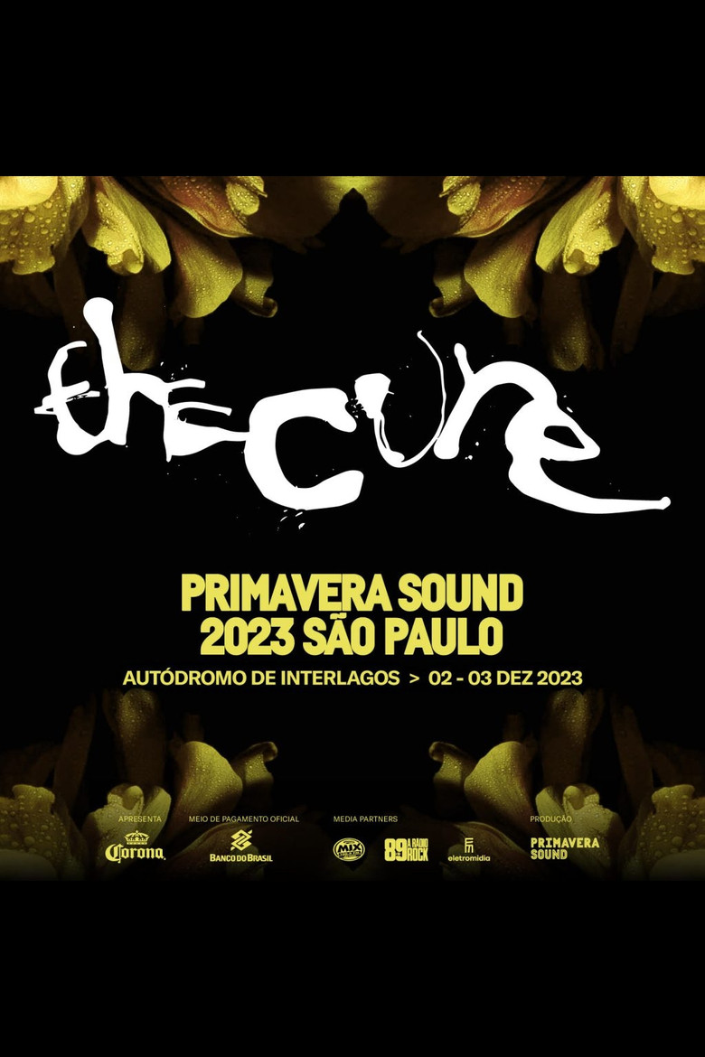 The Cure - Primavera Sound São Paulo 2023 poster background